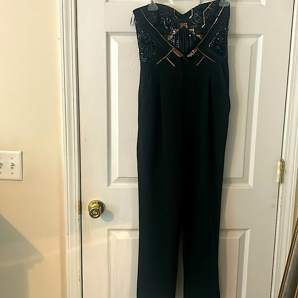 Express strapless jumpsuit size 8